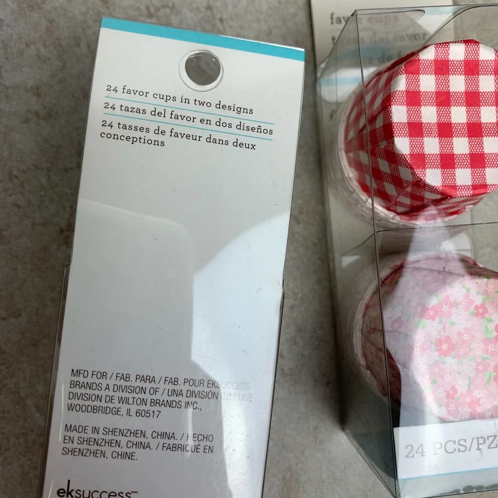 2 Martha Stewart Crafts Spring Party Favor Cups Cookies Candy Treat Gifts 48 Pcs